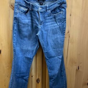 White House Black Market Blue Straight Leg Jeans